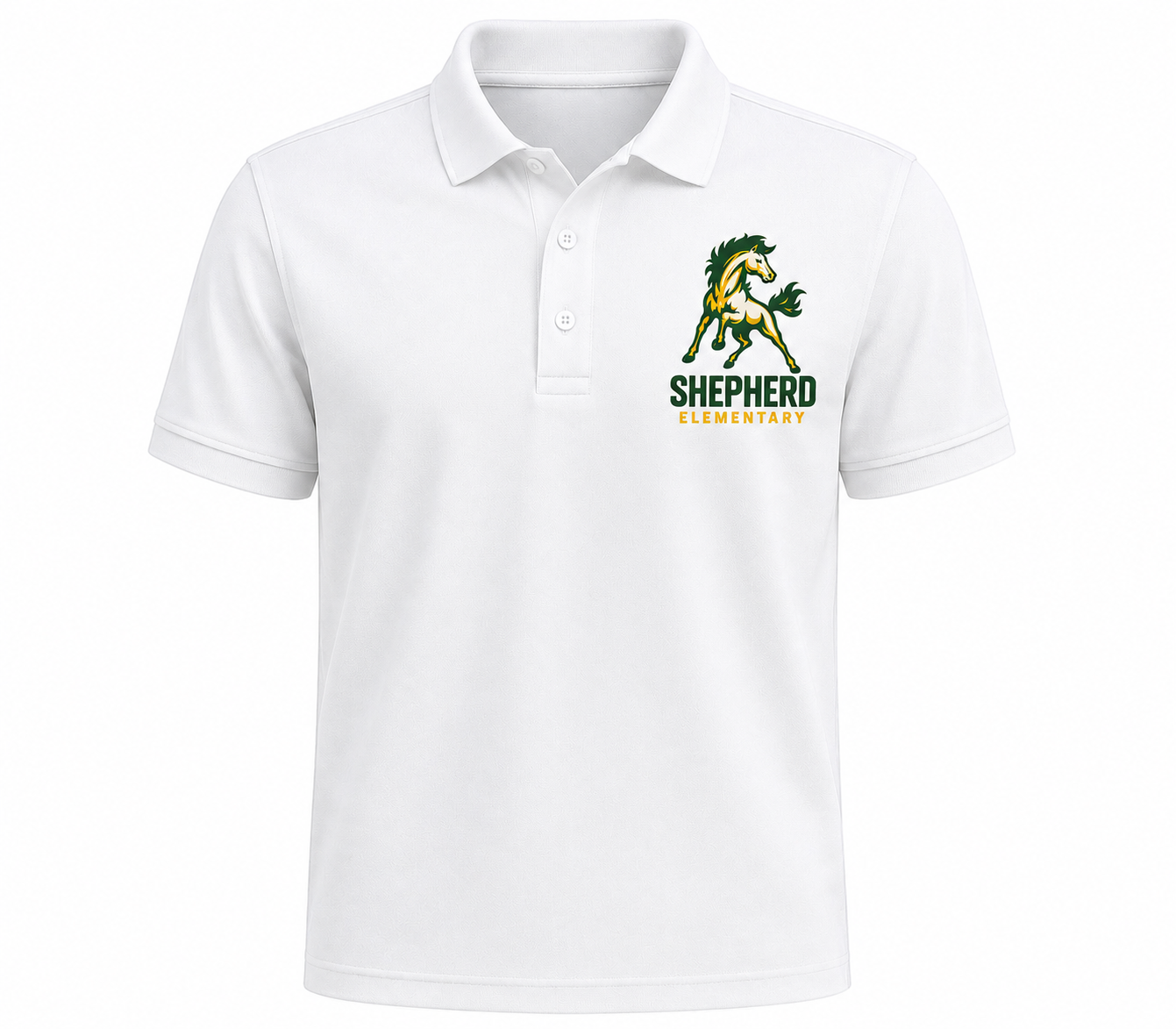Classic Uniform Polo - White - Short Sleeve || Youth (Pre-Order Only)
